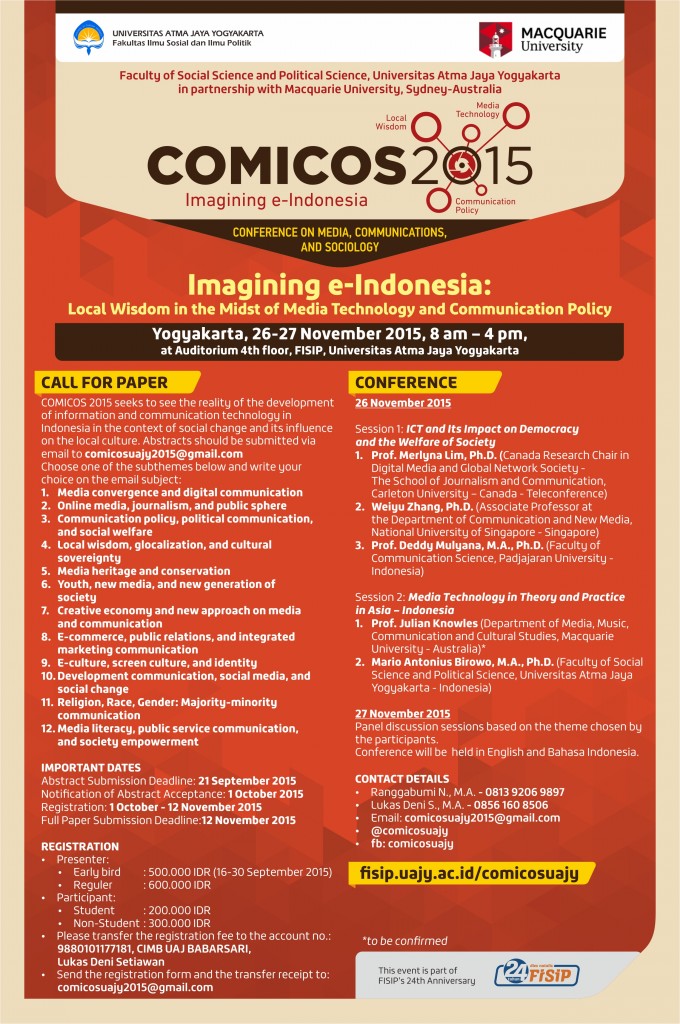COMICOS 2015 - PUBLICATION